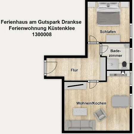 Am Gutspark Drankse Kuestenklee Appartamento Dranske